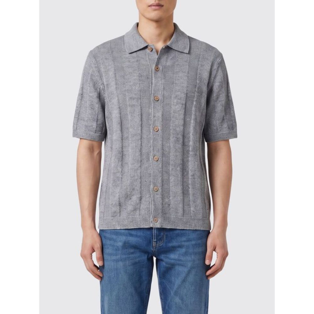Brunello Cucinelli Shirt Men Mouse Grey